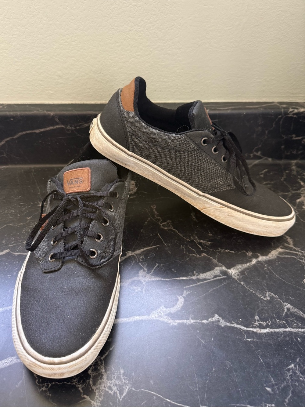 Vans Men’s Atwood DX Black Canvas Low-Top Sneakers